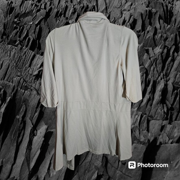 Cabela's Short Sleeve‎ Cardigan Size L Tan - Picture 2 of 2